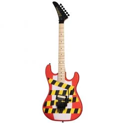 Kramer - Baretta - Custom Graphics - “Danger Zone” - Warning Tape On White Red