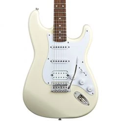 Squier Bullet Stratocaster HSS Laurel Fingerboard - Arctic White Electric Guitars