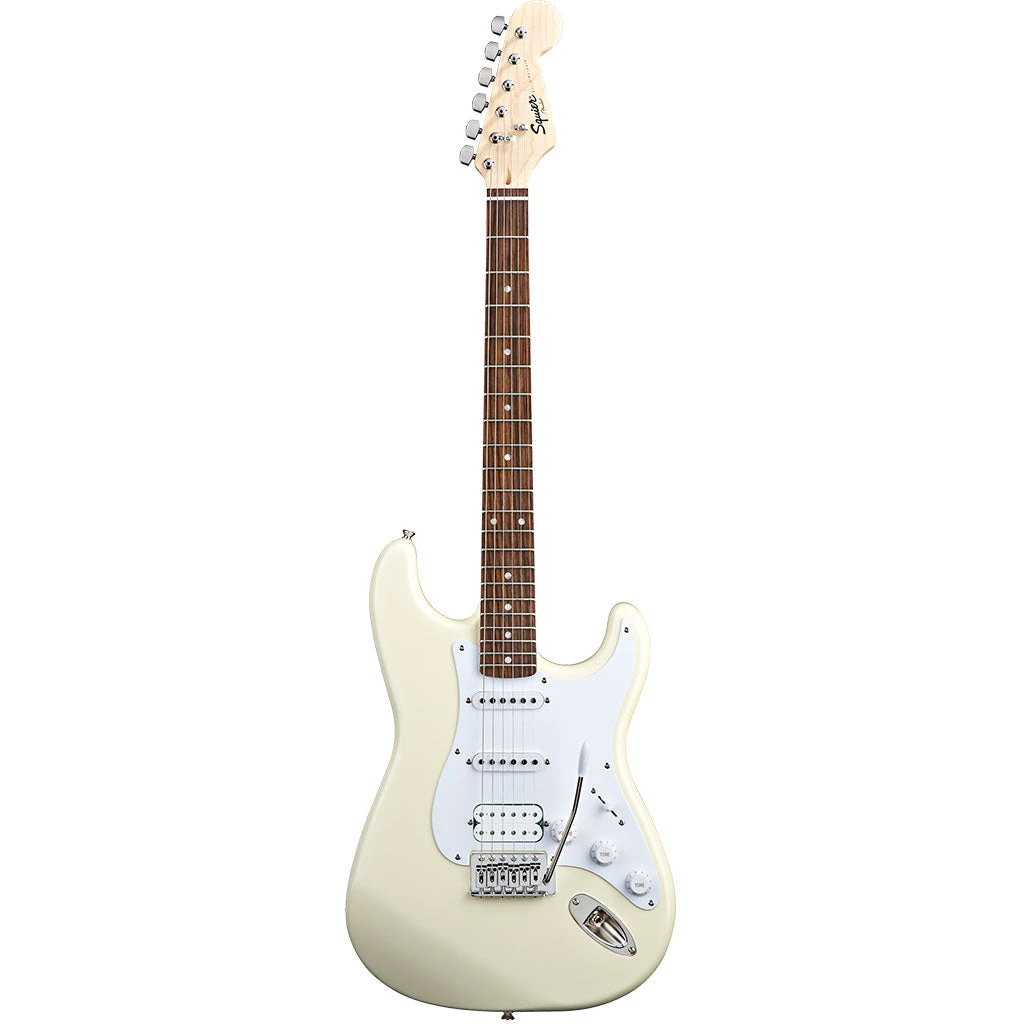 Squier Bullet Stratocaster HSS Laurel Fingerboard - Arctic White Electric Guitars