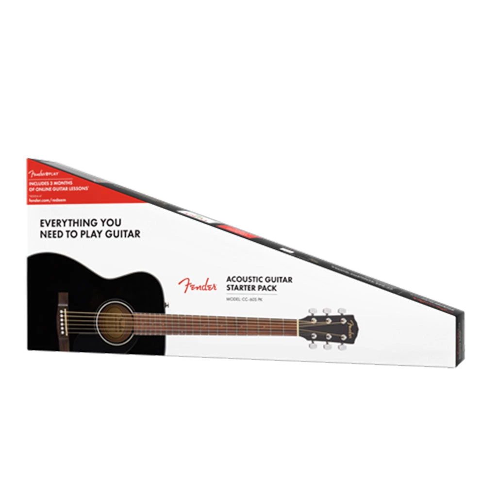 Fender CC-60S Concert Pack - Black Acoustic Guitars
