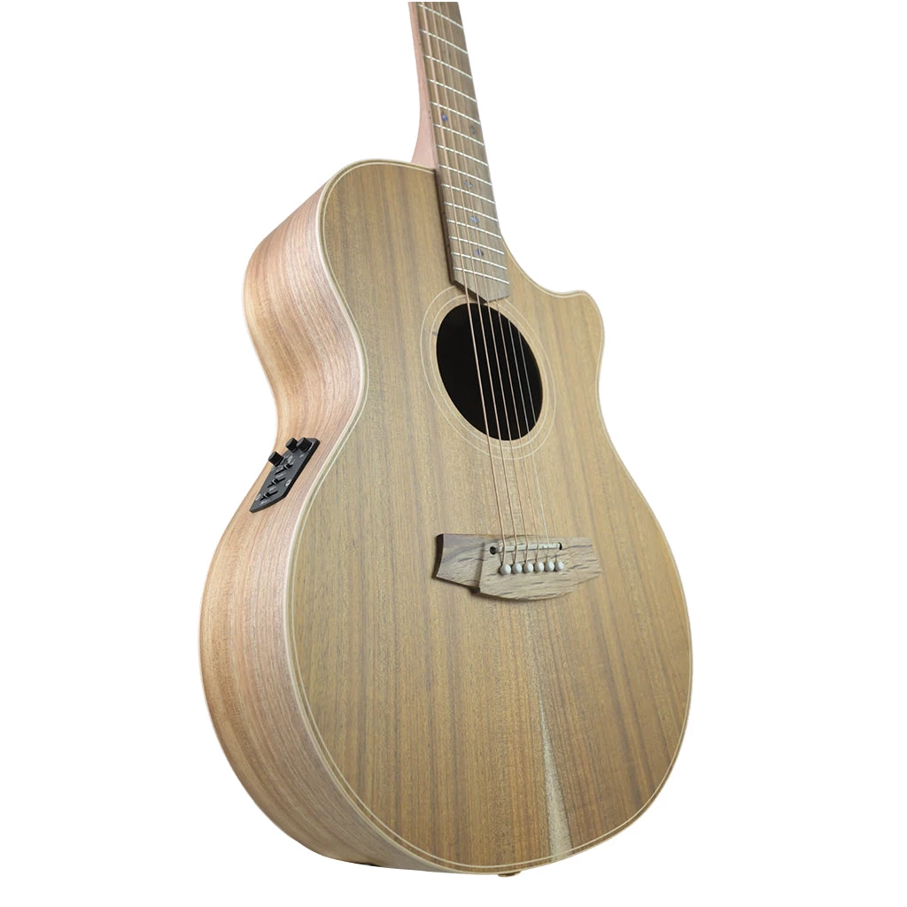 Acoustic Guitars Cole Clark - Angel CCAN2EC-BLBL - All Blackwood