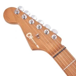 Electric Guitars Charvel - Pro-Mod DK24 HH 2PT CM LH, Caramelized Fingerboard, Gloss Black