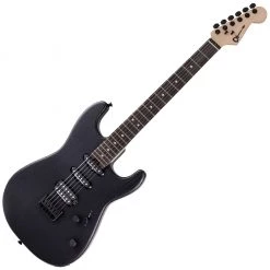Electric Guitars Charvel - Pro-Mod San Dimas Style 1 HSS Hard Tail - Sassafras Body, Ebony Fingerboard - Satin Black
