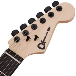 Electric Guitars Charvel - Pro-Mod San Dimas Style 1 HSS Hard Tail - Sassafras Body, Ebony Fingerboard - Satin Black