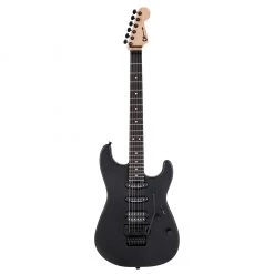 Electric Guitars Charvel - Pro-Mod San Dimas® Style 1 HSS FR E Sassafras, Ebony Fingerboard, Satin Black
