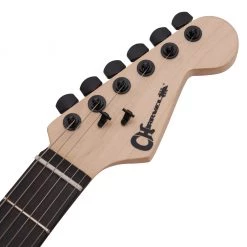 Electric Guitars Charvel - Pro-Mod San Dimas® Style 1 HSS FR E Sassafras, Ebony Fingerboard, Satin Black