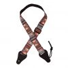 Colonial Leather - Ukulele Jacquard Strap - Hour Glass Pink Grey See All