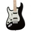 Electric Guitars Squier Contemporary Stratocaster HH Left Handed - Maple Fretboard - Black Metallic