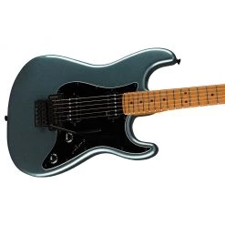 Squier - Contemporary Stratocaster® HH FR, Roasted Maple Fingerboard - Gunmetal Metallic