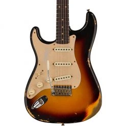 Fender Custom Shop '59 Stratocaster - Heavy Relic - Left Handed - Wide Fade 3 Colour Sunburst (Limited Edition) Electric Guitars