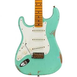 Fender Custom Shop Fat '50s Stratocaster - Relic - Left Handed - Super Faded Aged Seafoam Green (Limited Edition) Electric Guitars