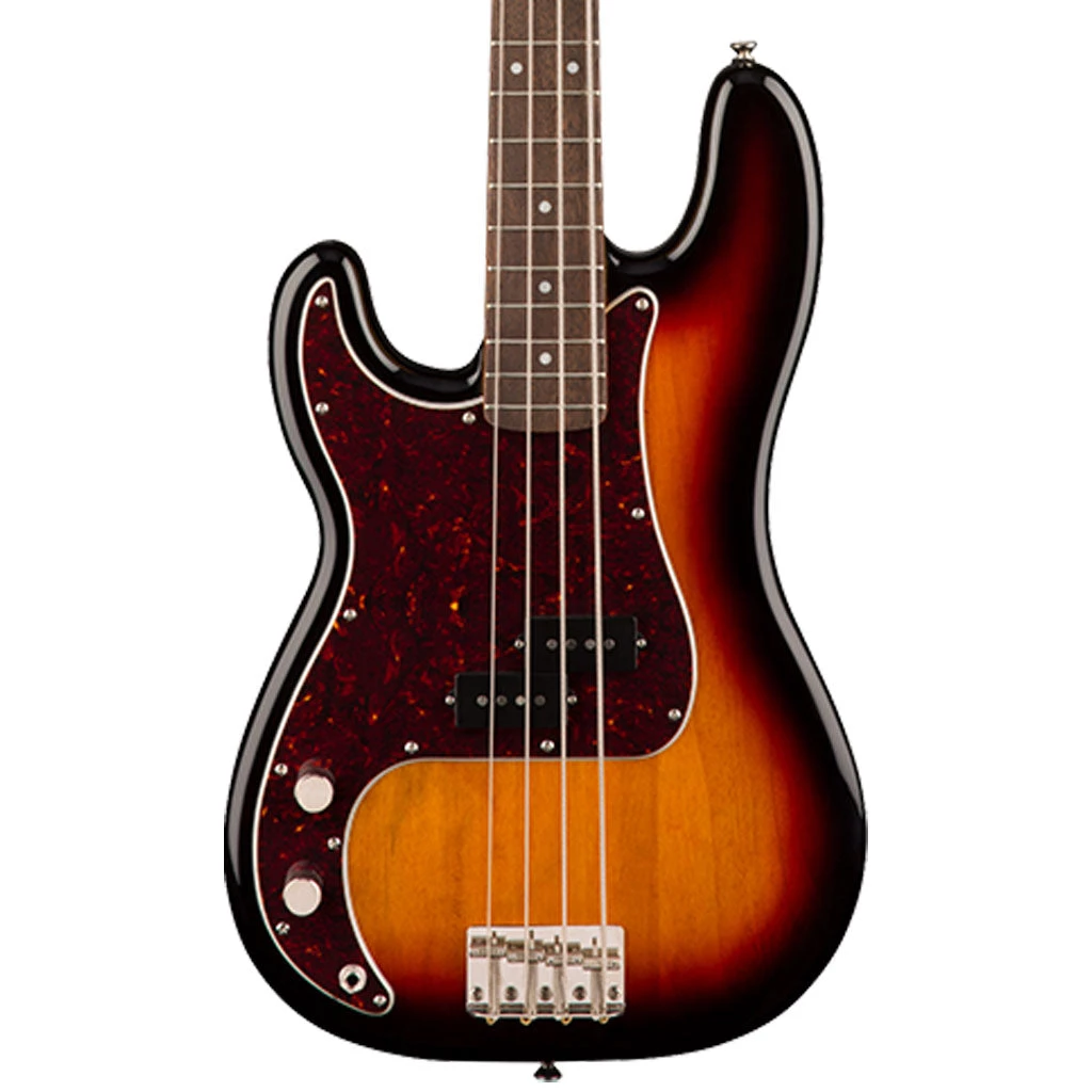 Squier Classic Vibe 60's P Bass LH Laurel 3 Tone Sunburst Bass Guitars