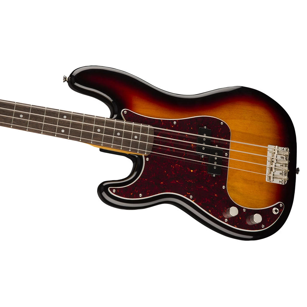 Squier Classic Vibe 60's P Bass LH Laurel 3 Tone Sunburst Bass Guitars