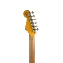 Electric Guitars Fender Custom Shop - Limited Edition'59 Stratocaster - Super Heavy Relic - Aged Sonic Blue Over Chocolate 3 Colour Sunburst