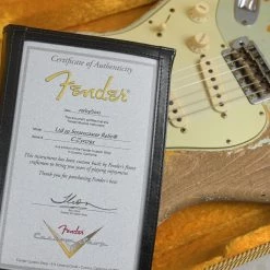 Electric Guitars Fender Custom Shop - Limited Edition'59 Stratocaster - Super Heavy Relic - Aged Sonic Blue Over Chocolate 3 Colour Sunburst