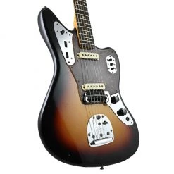 Electric Guitars Fender Custom Shop 1963 Jaguar Journeyman Relic - 3 Tone Sunburst