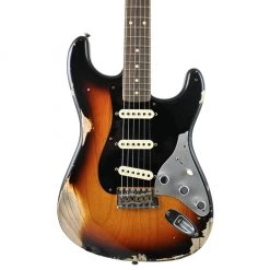 Electric Guitars Fender Custom Shop Poblano II Stratocaster Heavy Relic - Faded Aged 3 Tone Sunburst