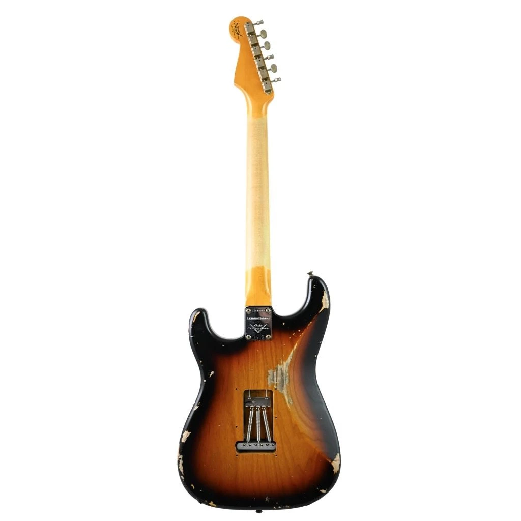 Electric Guitars Fender Custom Shop Poblano II Stratocaster Heavy Relic - Faded Aged 3 Tone Sunburst