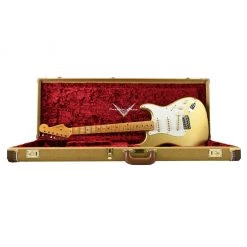 Electric Guitars Fender Custom Shop 1957 Stratocaster Relic - Aged HLE Hayne's Limited Edition Gold