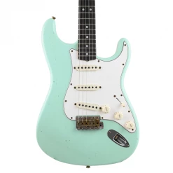 Fender Custom Shop - 2020 '64 Stratocaster Journeyman Relic - Faded Surf Green Electric Guitars