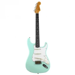 Fender Custom Shop - 2020 '64 Stratocaster Journeyman Relic - Faded Surf Green Electric Guitars