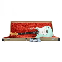 Fender Custom Shop - 2020'64 Stratocaster Journeyman Relic - Faded Surf Green Electric Guitars