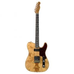 Fender Custom Shop 2020 Artisan Maple Burl Telecaster - Antique Natural Electric Guitars