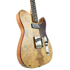 Fender Custom Shop 2020 Artisan Maple Burl Telecaster - Antique Natural Electric Guitars