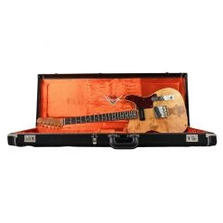 Fender Custom Shop 2020 Artisan Maple Burl Telecaster - Antique Natural Electric Guitars