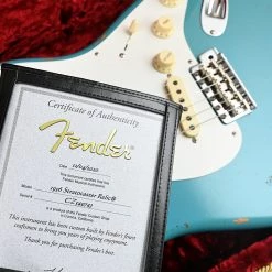 Fender Custom Shop - 2020 56 Stratocaster - Faded Taos Turquoise Relic Electric Guitars