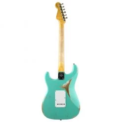 Fender Custom Shop - 2020 60 Strat Heavy Relic - Fender Custom Shop - 2020 60 Strat Heavy Relic - Faded/Aged Seafoam Green Electric Guitars