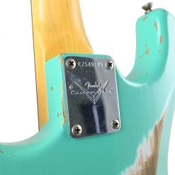Fender Custom Shop - 2020 60 Strat Heavy Relic - Fender Custom Shop - 2020 60 Strat Heavy Relic - Faded/Aged Seafoam Green Electric Guitars