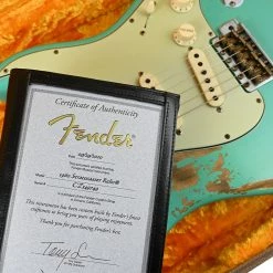 Fender Custom Shop - 2020 60 Strat Heavy Relic - Fender Custom Shop - 2020 60 Strat Heavy Relic - Faded/Aged Seafoam Green Electric Guitars