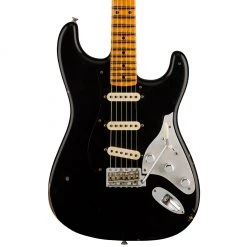 Electric Guitars Fender Custom Shop Limited Edition Poblano II Stratocaster® Relic® - Maple Fingerboard - Aged Black