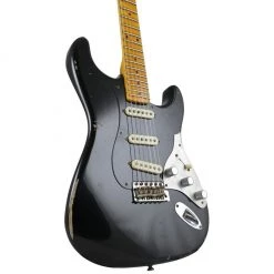 Electric Guitars Fender Custom Shop Limited Edition Poblano II Stratocaster® Relic® - Maple Fingerboard - Aged Black