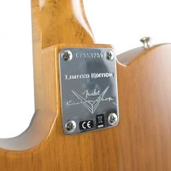 Fender Custom Shop Electric Guitars Fender Limited Edition Knotty Pine Tele Thinline - Aged Natural - Rosewood