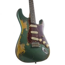 Fender Custom Shop - Limited Edition'61 Stratocaster - Super Heavy Relic - Aged Sherwood Metallic Over 3-Colour Sunburst Electric Guitars