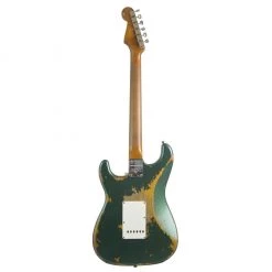 Fender Custom Shop - Limited Edition'61 Stratocaster - Super Heavy Relic - Aged Sherwood Metallic Over 3-Colour Sunburst Electric Guitars