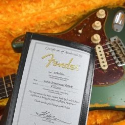 Fender Custom Shop - Limited Edition'61 Stratocaster - Super Heavy Relic - Aged Sherwood Metallic Over 3-Colour Sunburst Electric Guitars