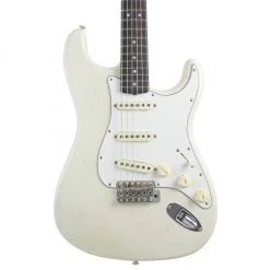 Fender Custom Shop - Limited Edition '64 Stratocaster - Journeyman Relic With Closet Classic Hardware - Aged Olympic White Electric Guitars