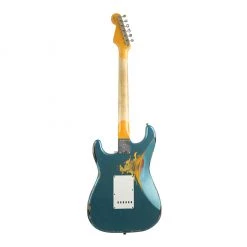 Fender Custom Shop - 61 Stratocaster - Heavy Relic - Aged Ocean Turquoise Over 3 Colour Sunburst Electric Guitars