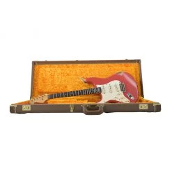 Fender Custom Shop - LTD 59 Strat Left Handed Relic - Aged Fiesta Red Electric Guitars