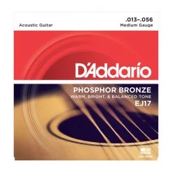 See All D'Addario EJ17 Phosphor Bronze 13-56