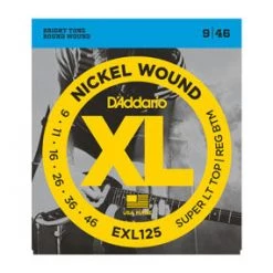 D'Addario EXL125 Super Light Top Regular Bottom 9-46