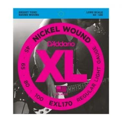 D'Addario EXL170 Nickel Wound 45-100 See All