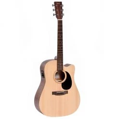 Acoustic Guitars Ditson 10 Series Dreadnought With Cutaway + EQ - Natural