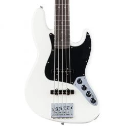 Fender - Deluxe Active Jazz Bass® V, Pau Ferro Fingerboard, Olympic White