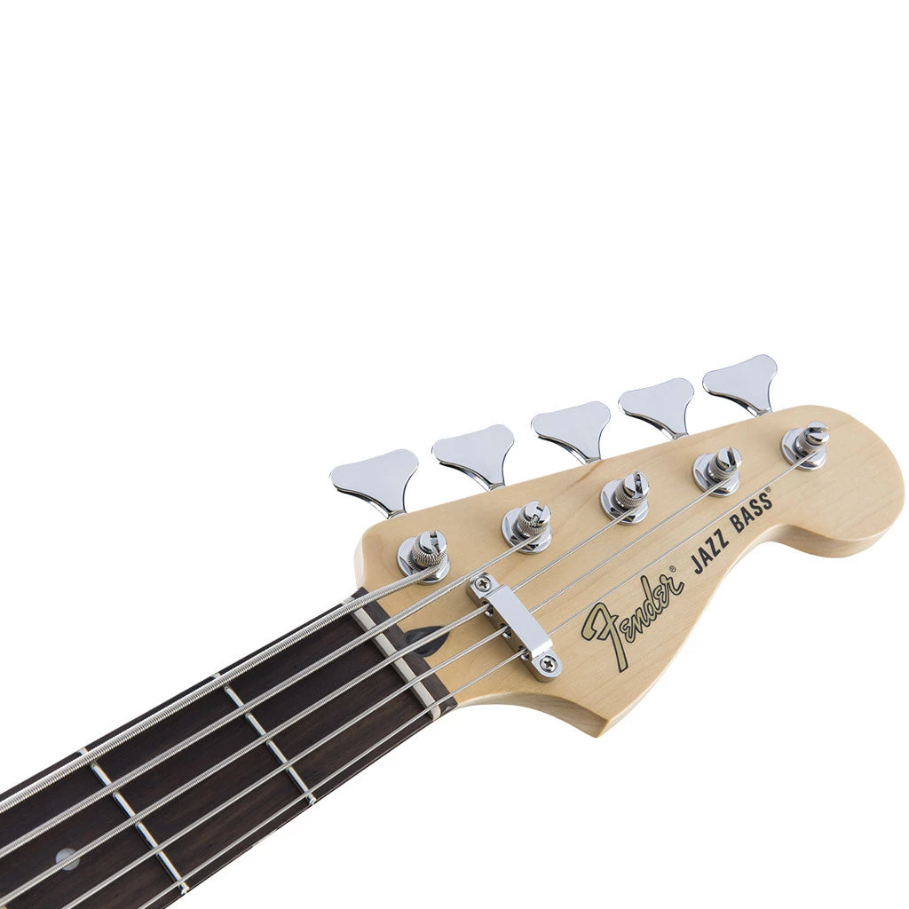 Fender - Deluxe Active Jazz Bass® V, Pau Ferro Fingerboard, Olympic White