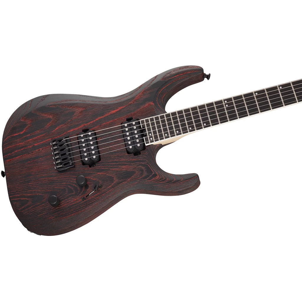 Electric Guitars Jackson Pro Series Dinky Modern Ash HT6 - Baked Red