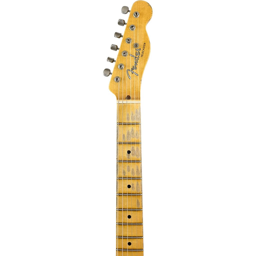 Electric Guitars Fender Custom Shop - 50s Thinline Tele Journeyman Relic - Super Faded Aged Aztec Gold